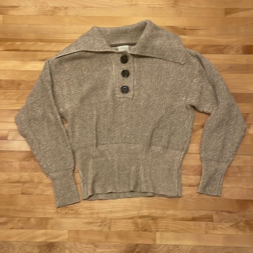 NWT Varley Audrey Knit Polo Sweater Size Large
